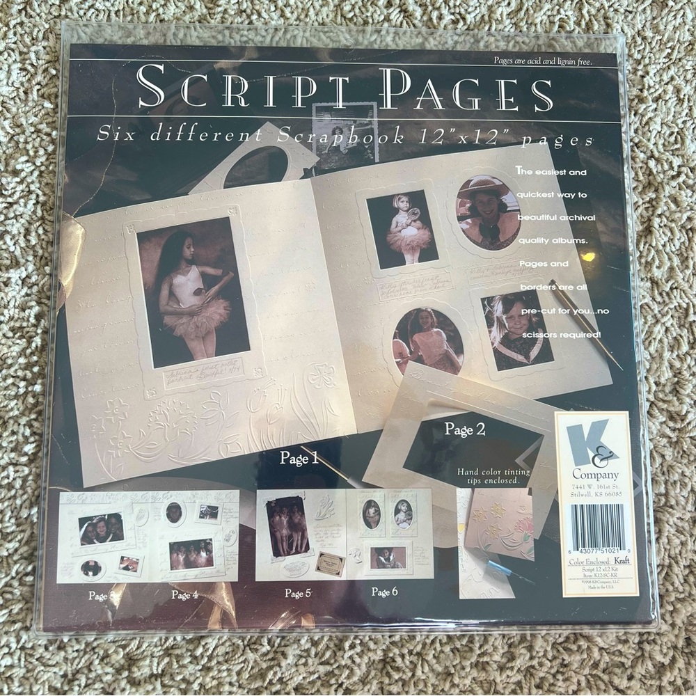 Lot Of Five New in Package Scrapbooking Kits Stampin’ Up & Chapters Incl…